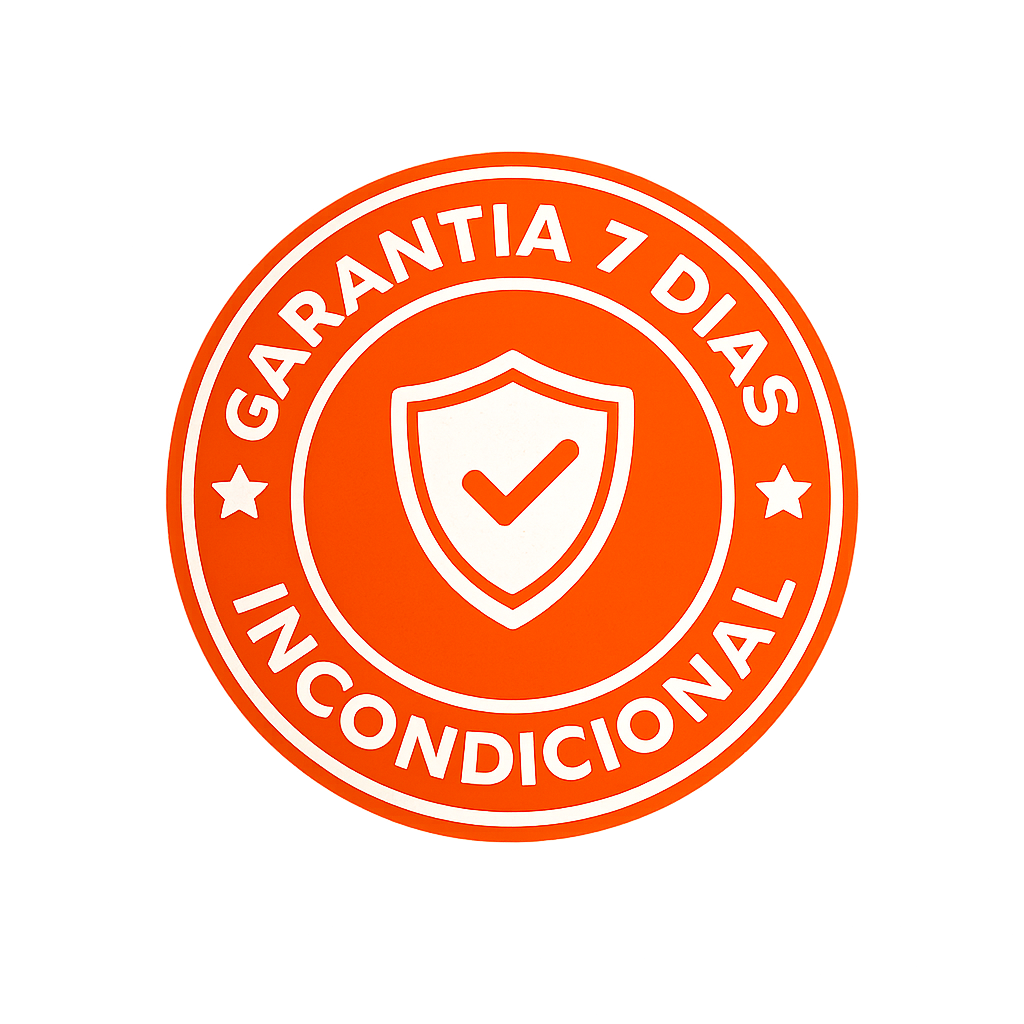 Selo: garantia 7 dias incondicional